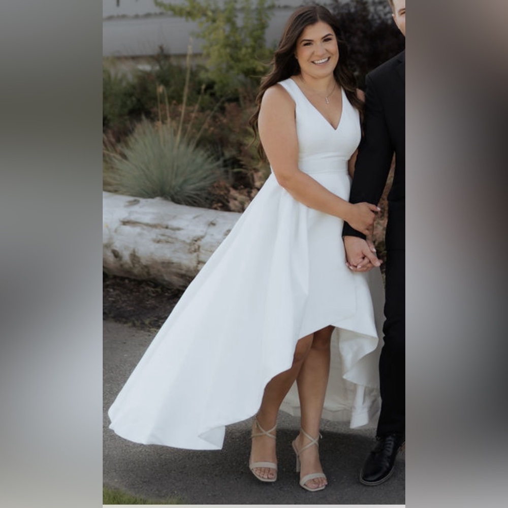Calvin Klein High low A-Line Gown